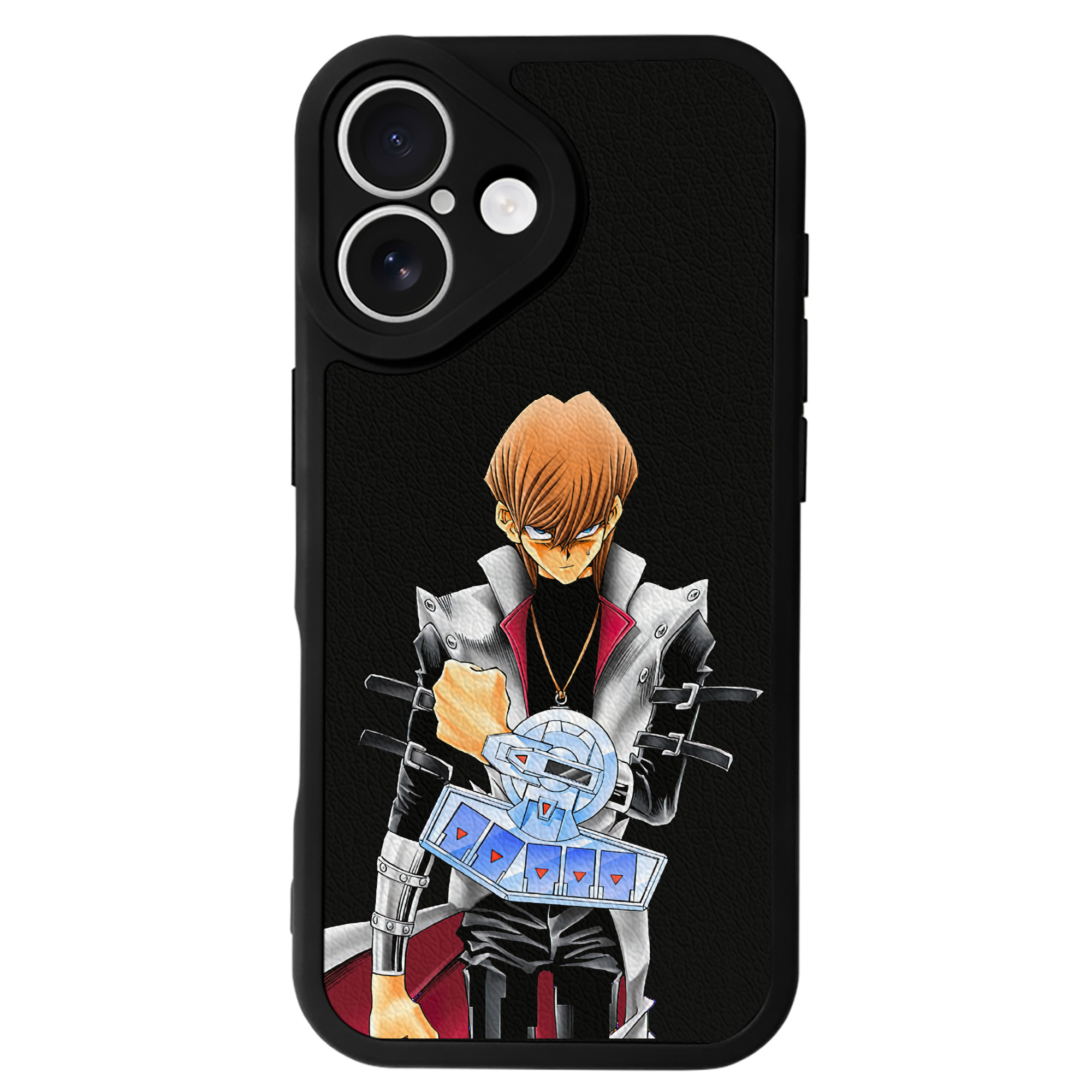 遊☆戯☆王 Yu-Gi-Oh! 【iPhone 16シリーズ対応】シリコンスマホケース（レザー調） 材質：シリコン
